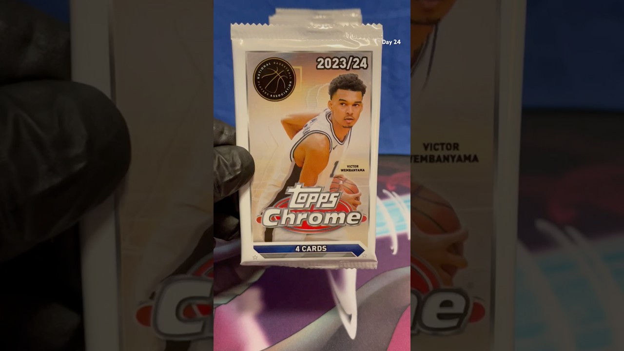 Rip & Reveal: Day 24 - Topps Chrome Basketball Blaster Pack 
