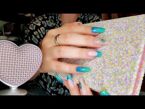 🎧ASMR Tapping and Scratching Random Items / Lo-Fi style /wood, vinyl, candle, plastic, glass, etc...