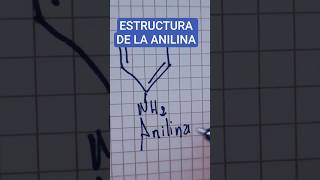 Estructura de la Anilina #química