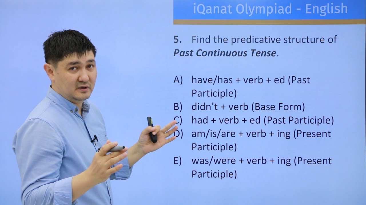 «Ағылшын тілі» пәнінен IQanat олимпиадасының I-кезеңіне дайындық