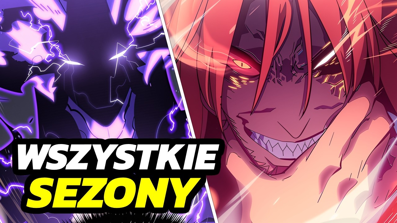 Solo Leveling Cała Historia (4 SEZONY) | SKRÓT WYDARZEŃ