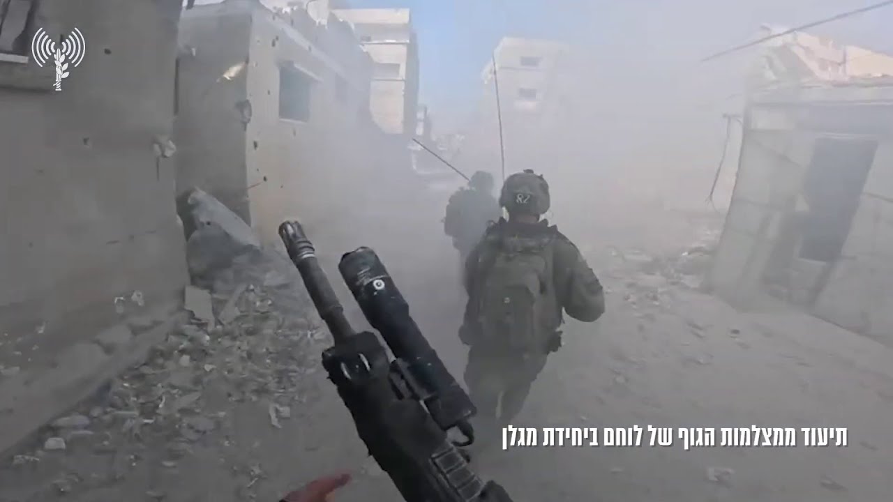 Maglan recon commando POV footage in Rafah, Gaza