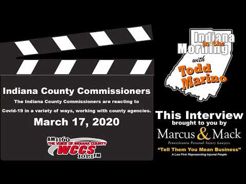 Indiana in the Morning Interview: Indiana County Commissioners (3-17-20)