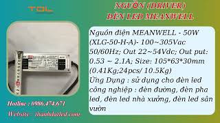 Đèn LED Meanwell 50W DPL MW XLG 50 H A
