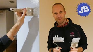 How to paint an external corner wall in two different colours