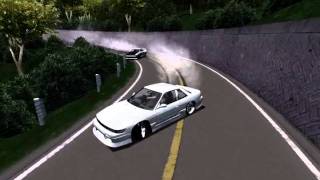 rFactor Drift Mod Project D 2.0 Unofficial new cars testing movie