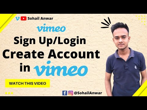 How to create Vimeo account|Make video account 2022|sign up and login vimeo|vimeo par ID kese banaye