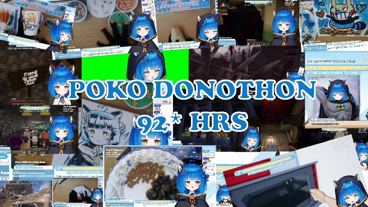 Poko 92hr* donothon best bits