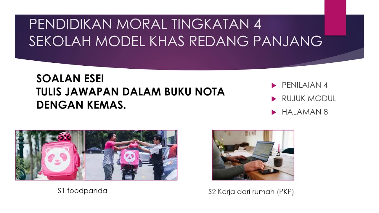 Unit 1 Pendidikan Moral T4 Penilaian 4 Youtube