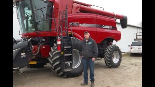 Machinery Pete TV Show  15 Year Old CaseIH Combine Sells Strong on Indiana Farm Auction