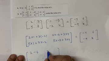 Matrices Ex 3.3 ( Q1- Q10) Chapter 3 | Class 12 | Applied Maths| M. L. Aggarwal |