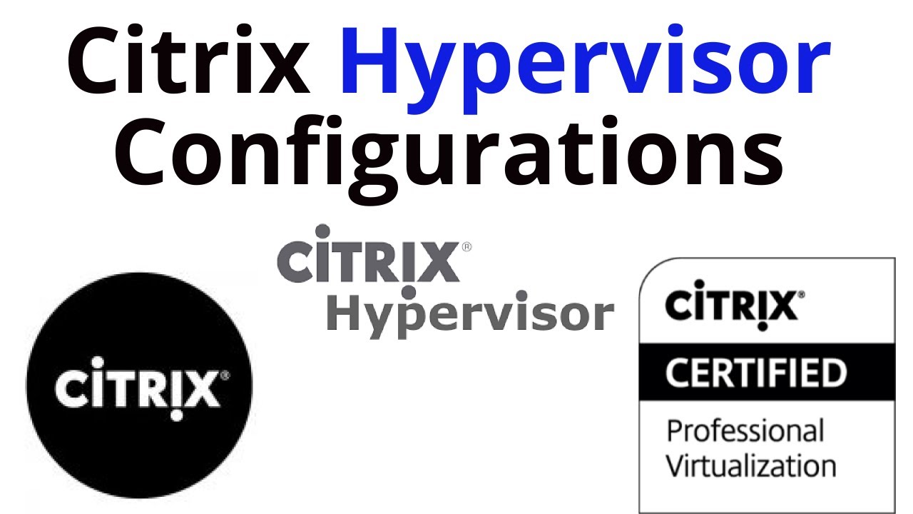Citrix Hypervisor  XenServer Installation Step by Step