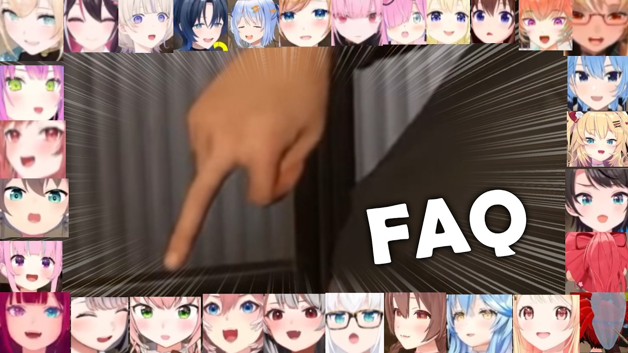 Hololive Girls Reaction To Getting FAQ-ed (I Am Part-Time Worker)