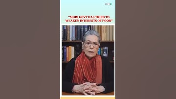 "Government has run a bulldozer over MGNREGA" | Sonia Gandhi | #modi #congress #bjp