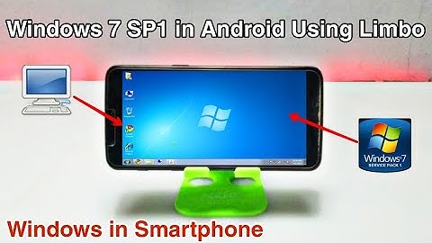 Running Windows 7 Server Pack 1 in Android Phone Using Limbo PC Emulator | Windows in Android