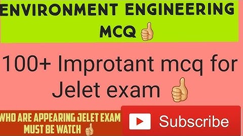 #Jelet exam#Environment#Engineering #Improtant #mcq #questions & #answer , #must #be#watch 👍