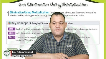 Grade 9 – Chapter 6 – Lesson 4 Elimination Using Multiplication