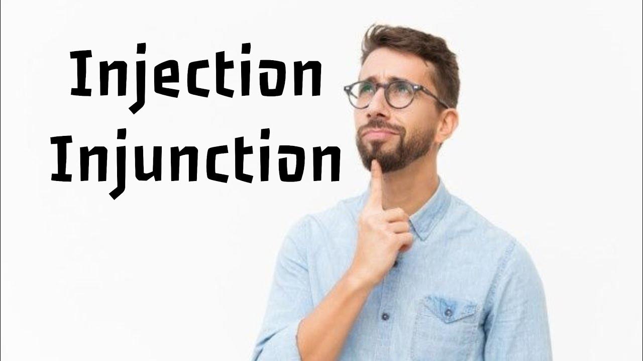 Injection & Injunction ഉപയോഗിക്കുന്ന വിധം Mk score spoken English