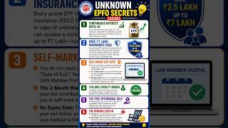 EPFO ke Hidden Rules 😳 (2026 Update)Ye 90% log nahi jaante! #providentfund #uan #salaried