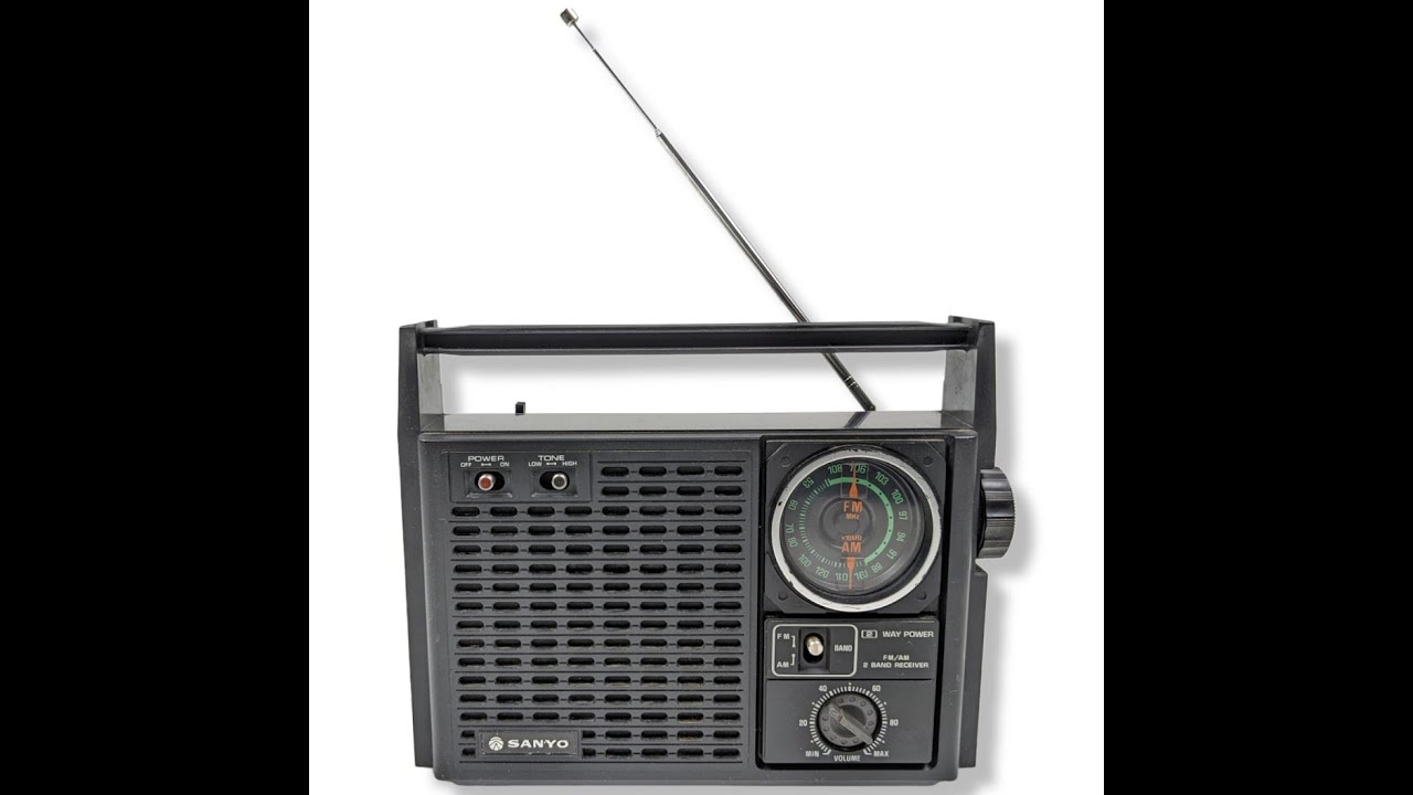 Sanyo AM/FM Portable Radio RP 5330 2Band Receiver AC/DC. YouTube