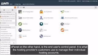What is the Difference Between WebHost Manager WHM & CPanel
