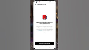 How to Deactivate Your Profile on Threads #shorts