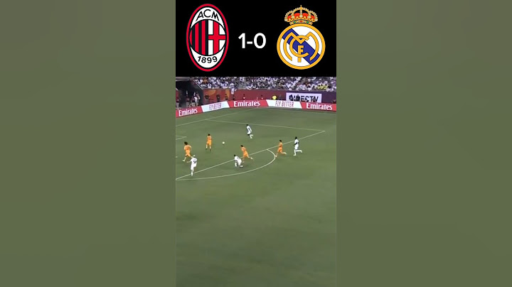 هدف ميلان ضد ريال مدريد اليوم #ريال_مدريد #ميلان #shorts