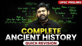 Complete Ancient History | UPSC Prelims 2024 | FINAL Revision 💯