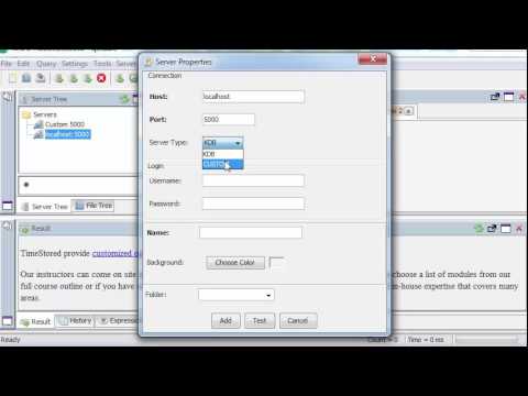 qstudio custom login jdbc
