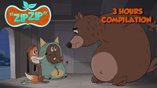 Zip Zip *No place like home* 3 hours Season 1  COMPILATION  Cartoon for kids