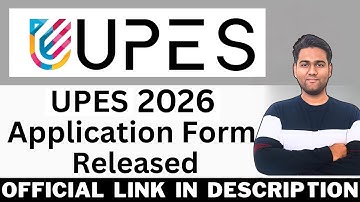 UPES 2026 Application Form (Released) - Fill It & Get 50% Scholarship on All Courses