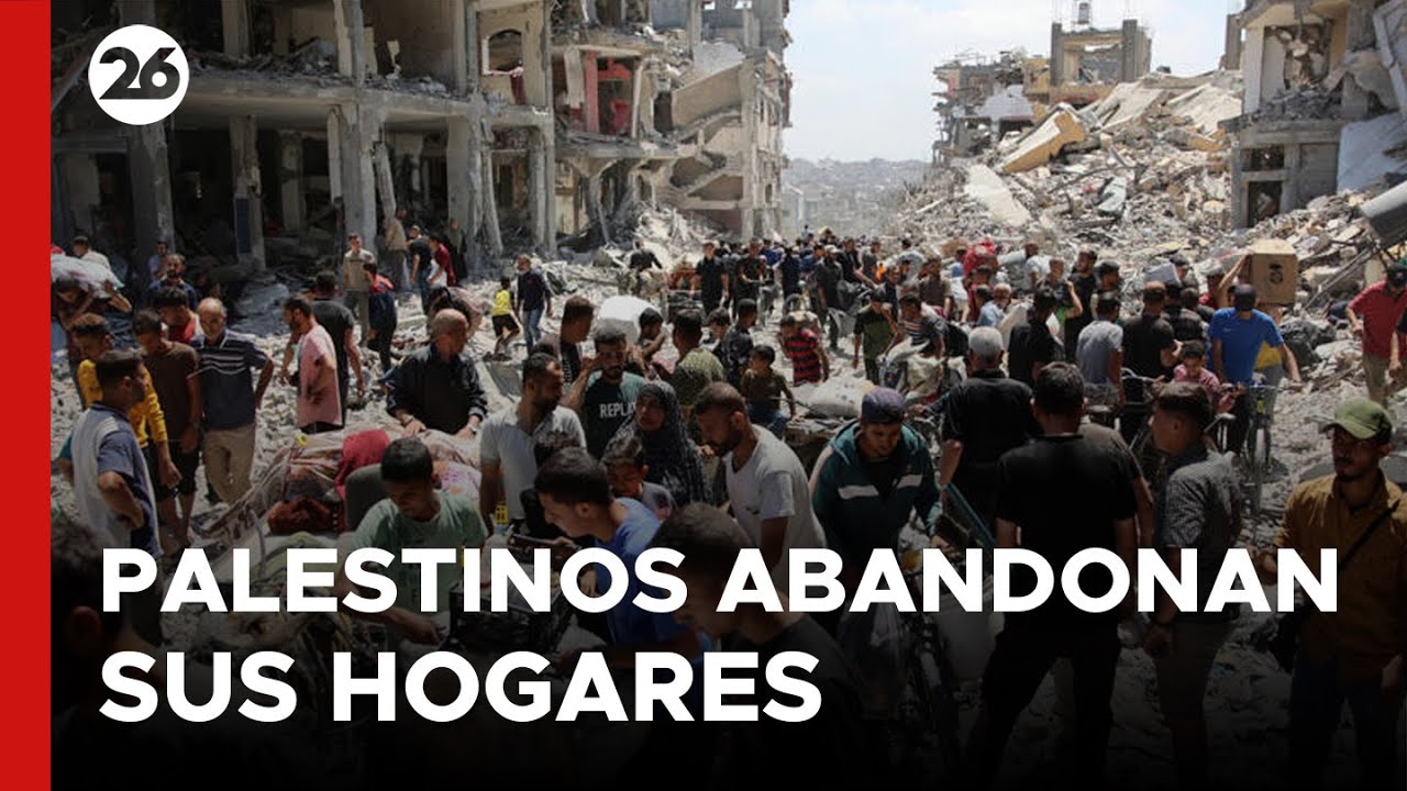 MEDIO ORIENTE | Miles de palestinos abandonaron sus hogares en el norte ...