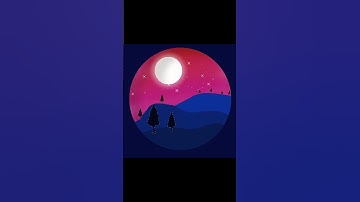 drawing beautiful landscape on mobile || #short #ytshorts #youtubeshort #digitalart  #ibispaintx