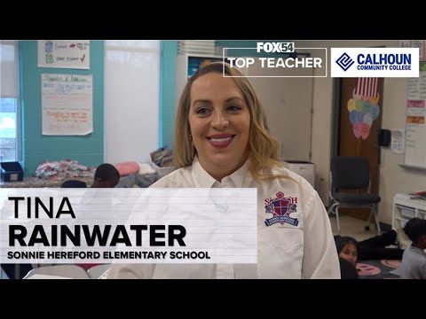 FOX54 Top Teacher Tina Rainwater of Sonnie Hereford Elementary School