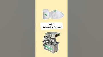 Máy ép nước cốt dừa ép kiệt nước, năng suất cao #vinaorganic #mayepnuoccotdua #mayepcotdua