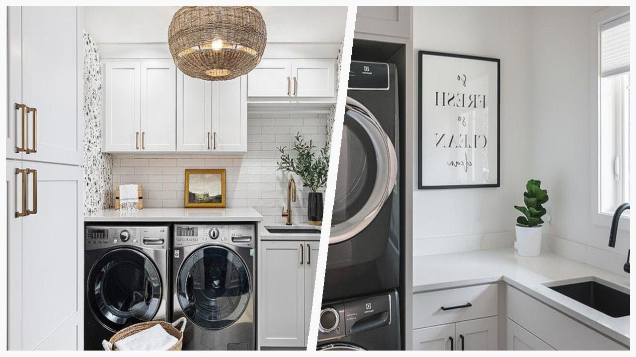 Transform Your Laundry Room with Red & White Designs | Designer CheatSheet