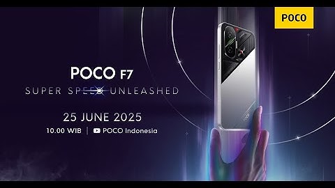 POCO F7 Launch Event - Super Speed Unleashed