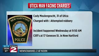 Utica man charged with attempted robbery