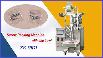 Self tapping screw counting packing machine