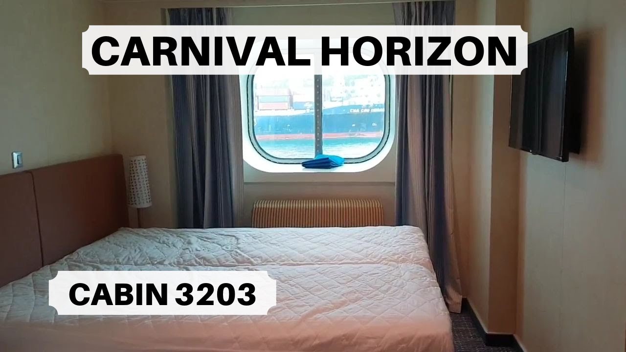 Carnival Horizon Cabin 3203 Category 6m Deluxe Ocean View Stateroom