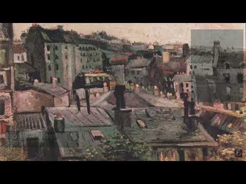 Vincent van Gogh - The Roofs of Paris - 2 Hour Screensaver