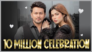 @awez_darbar  10 million celebrations with friends and family 🎉  || Nagma Mirajkar