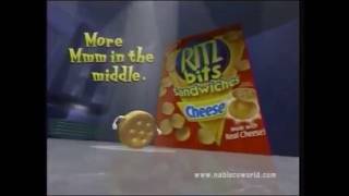 Ritz Bits Sandwiches Cheese (Nabisco) TV Commercial - 2001