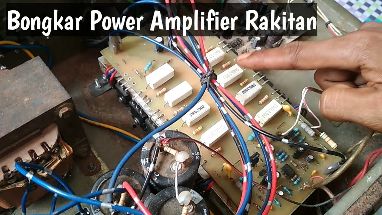 BONGKAR POWER AMPLIFIER RAKITAN BOX BERKARAT - YouTube