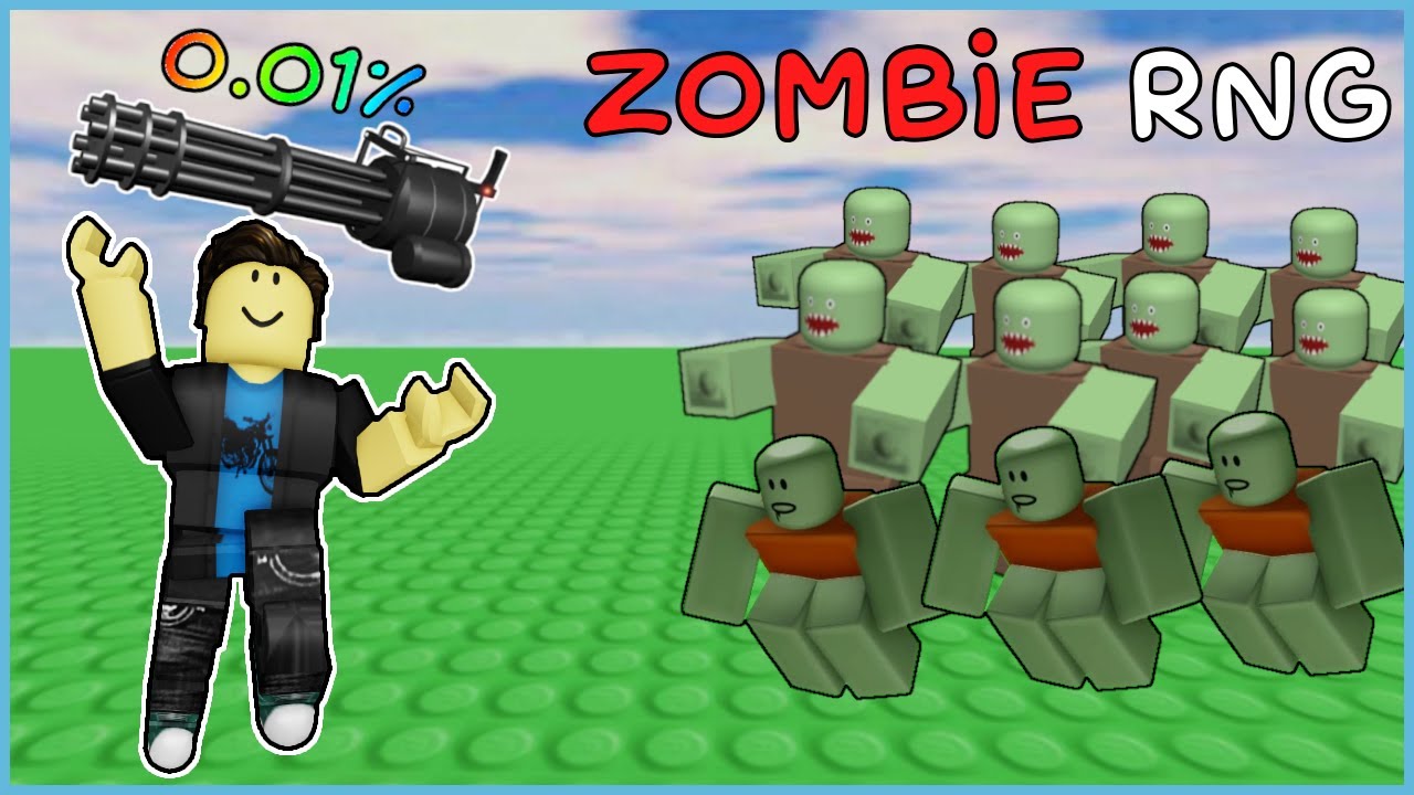 I used INSANE LUCK to survive ZOMBIE HORDES in Roblox...