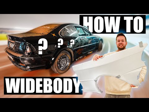 E46 Turbo BREITBAU in 25 Minuten! KURZ mal nen WIDE Bodykit verbaut!