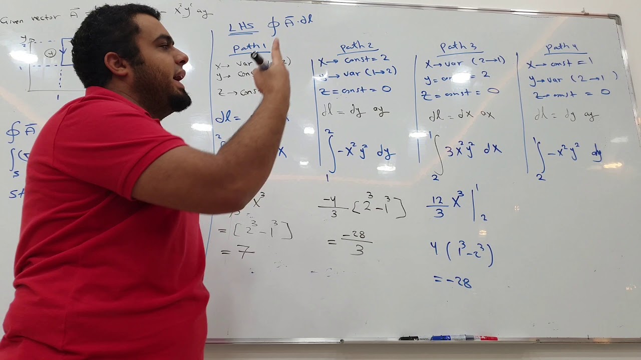Stoke's theorem example