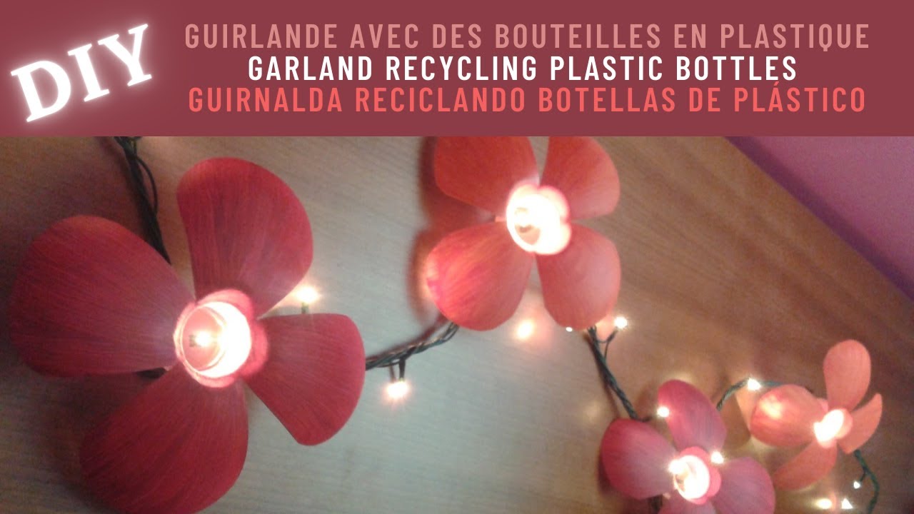 🌺 DIY Guirlande lumineuse💡Comment faire une guirlande avec des