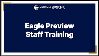 Eagle Preview Training Video
