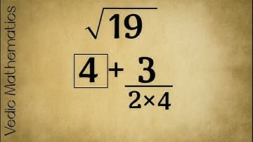 The best trick to find non-perfect square root | Vedic Maths
